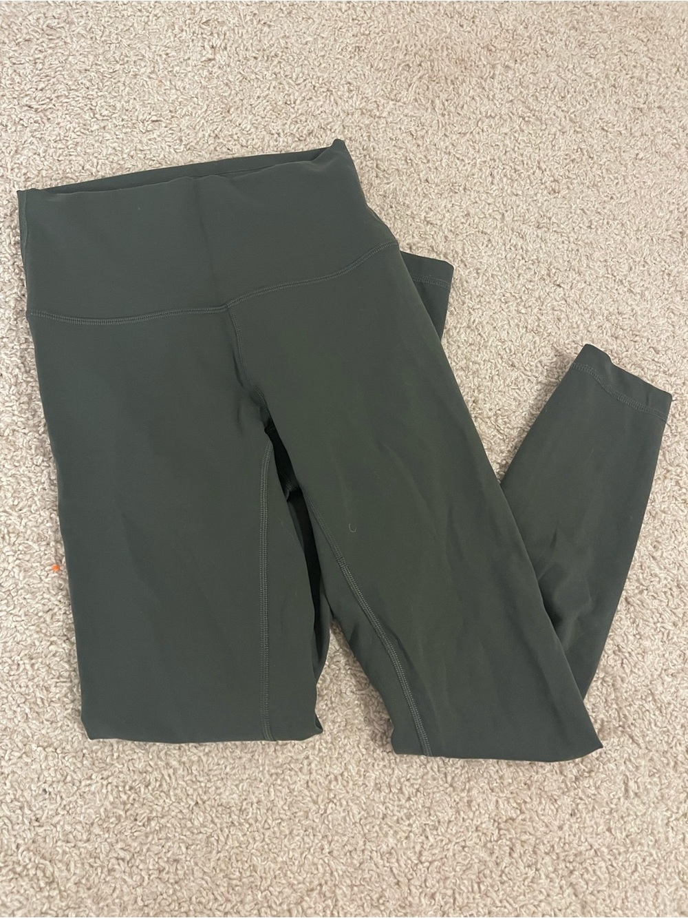 lululemon Wunder Train Green Leggings